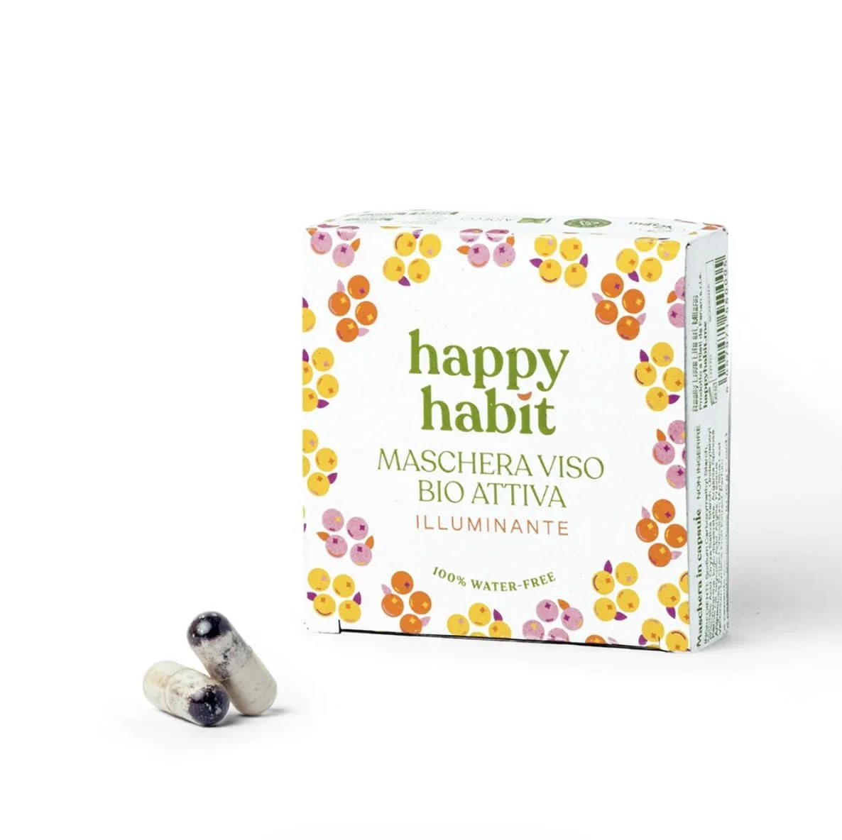 Маска для лица Порошковая Органическая Happy Habit Active Brightening Осветляющая Натуральная в капсулах, фото №1