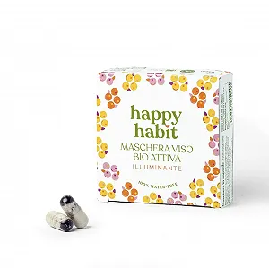 Маска для лица Порошковая Органическая Happy Habit Active Brightening Осветляющая Натуральная в капсулах - Фото 1
