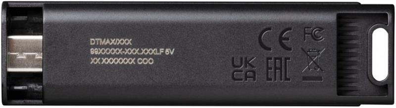Флеш-накопитель USB3.2 256GB Type-C Kingston DataTraveler Max Black (DTMAX/256GB), фото №6