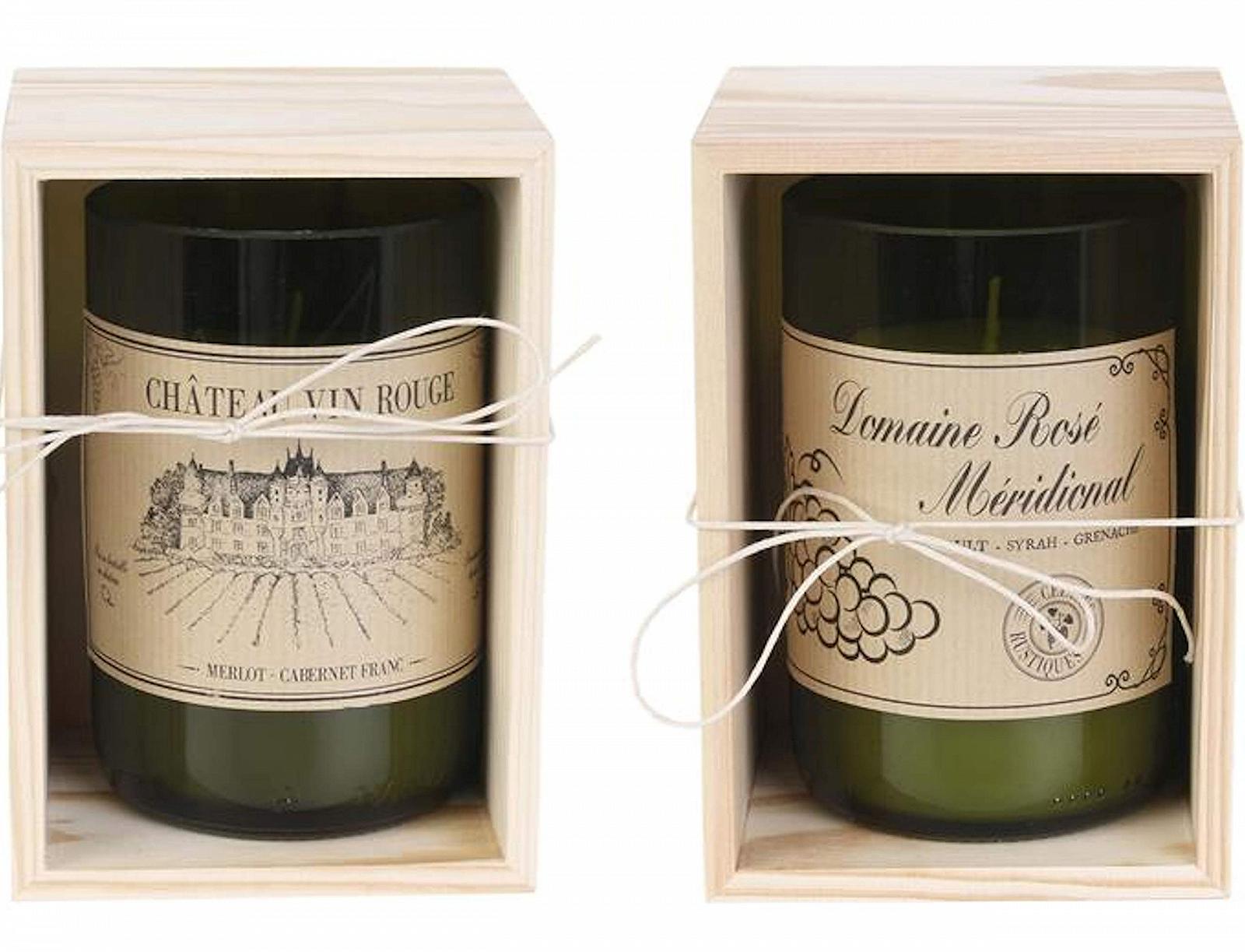 Свеча Home Deco Factory BO5392 с ароматом вина, sandalwood, стекло, деревянная коробка, зеленый и бежевый, фото №2 Свеча Home Deco Factory BO5392 с ароматом вина, sandalwood, стекло, деревянная коробка, зеленый и бежевый, фото №2