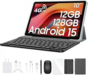 Планшет 10.1" Blackview Tab 60 Pro 4+8/128Гб 8 ядер Android 15 7700 mAh Чорно-сірий - Фото 1