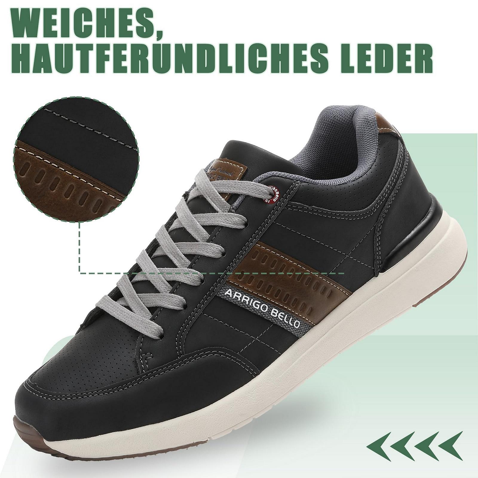 Кросівки ARRIGO BELLO Чоловічі Повсякденні Модні Нековзні Легкі Шкіряні, фото №6 Кросівки ARRIGO BELLO Чоловічі Повсякденні Модні Нековзні Легкі Шкіряні, фото №6