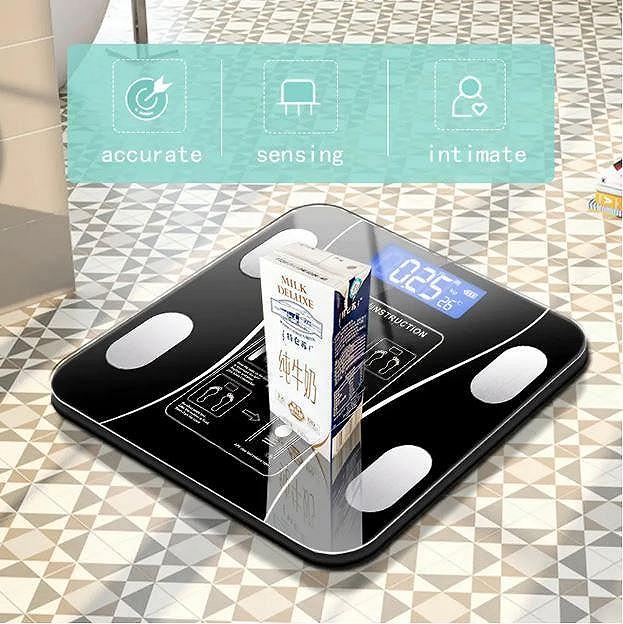 Напольные умные фитнес весы Bluetooth до 180 кг Смарт с приложением, фото №6