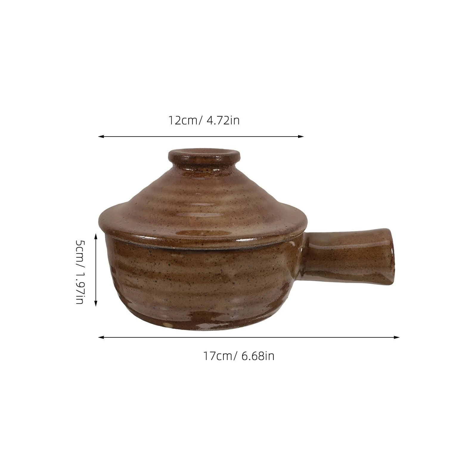 Кастрюля керамическая Toyvian с крышкой термостойкая для супа и риса, фото №2 Кастрюля керамическая Toyvian с крышкой термостойкая для супа и риса, фото №2