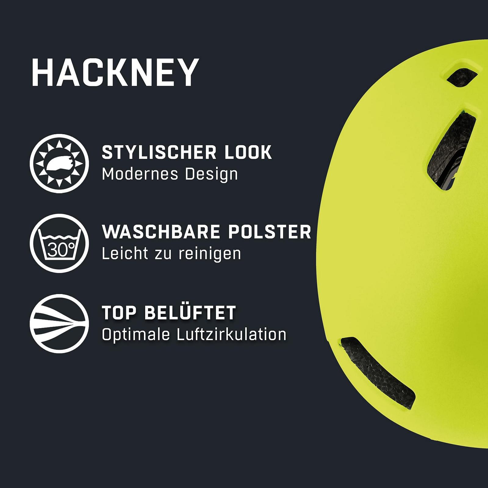 Шлем ALPINA Hackney для велосипеда Легкий, Прочный и с оптимальной вентиляцией для детей, со устанавливаемым светодиодом, для хорошей видимости, фото №2