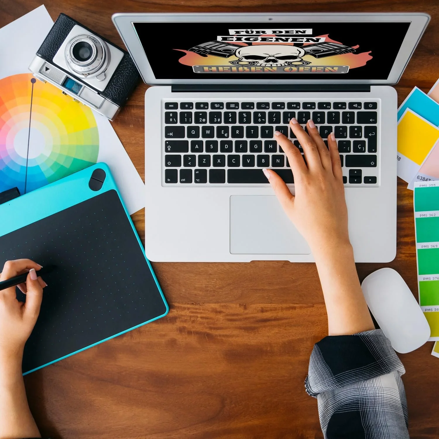 Скарбничка Дерев'яна For your own hot oven Череп та поршень, фото №8