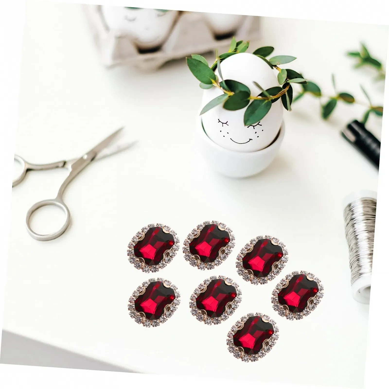 Стрази STOBOK для одягу 20 шт. Мідно-червоні, фото №4