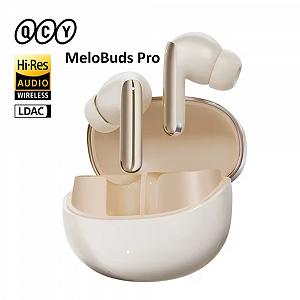 Наушники QCY MeloBuds Pro Hi-Res LDAC Hybrid ANC BT5.3 Gold - Фото 1