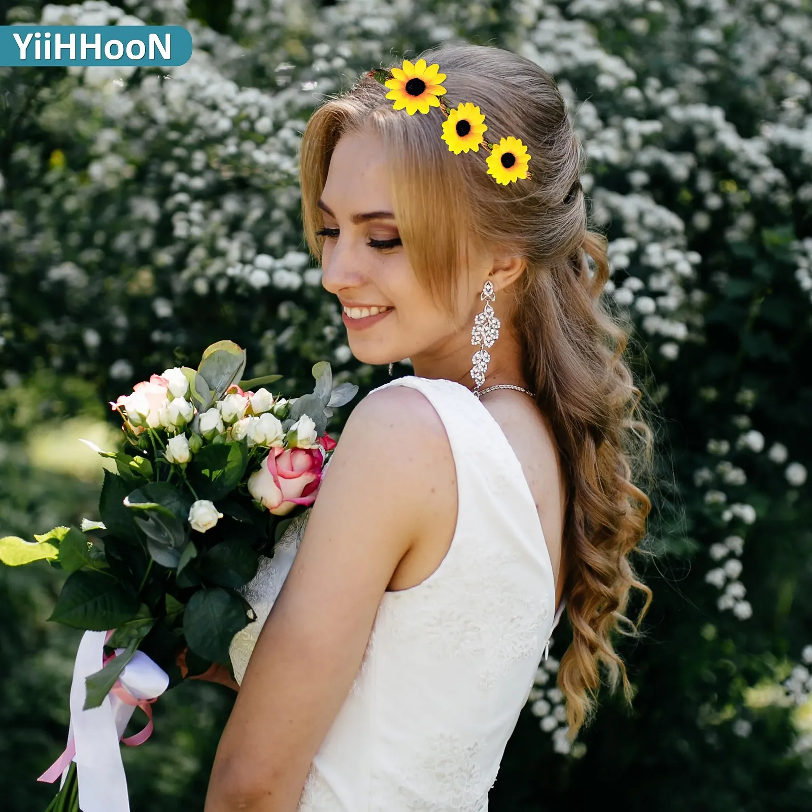 Вінок для волосся з квітами, фото №6 Вінок для волосся з квітами, фото №6