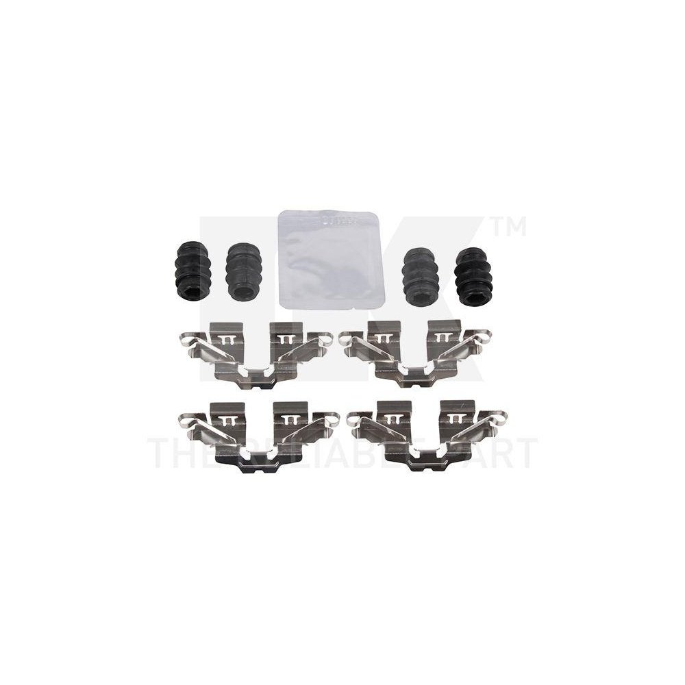 Комплект аксесуарів, гальмівні колодки дискові NK 79451808, задній міст, фото №1