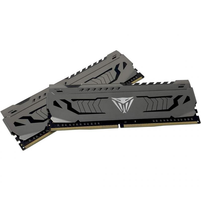 Оперативна пам'ять для ПК DDR4 8GB 2x4GB 3200 MHz Viper Steel Gray Patriot PVS48G320C6K, фото №2