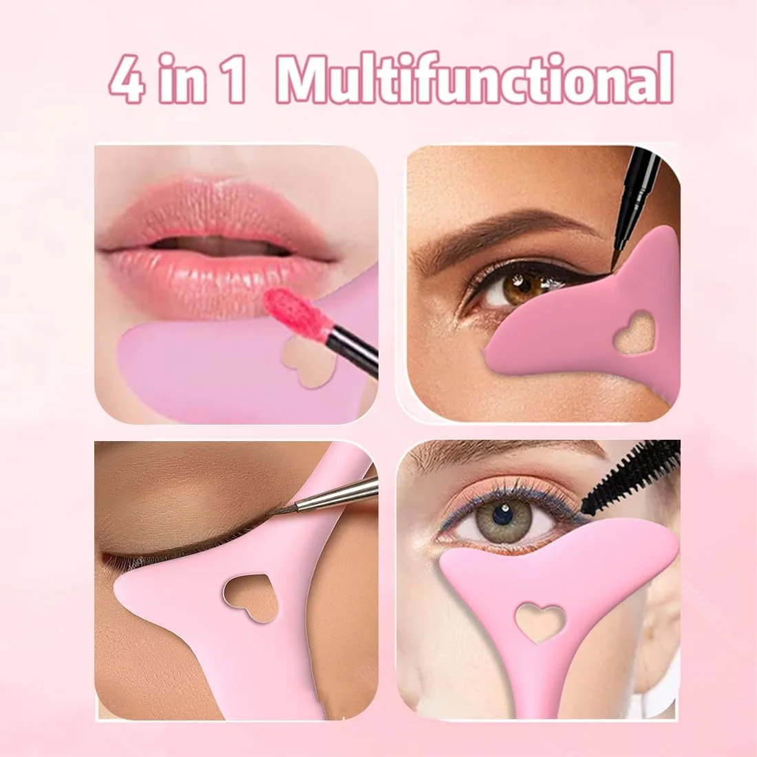 Трафареты для подводки OSUWLSI Силиконовые 2 Шт Многофункциональный Инструмент для Глаз, фото №2