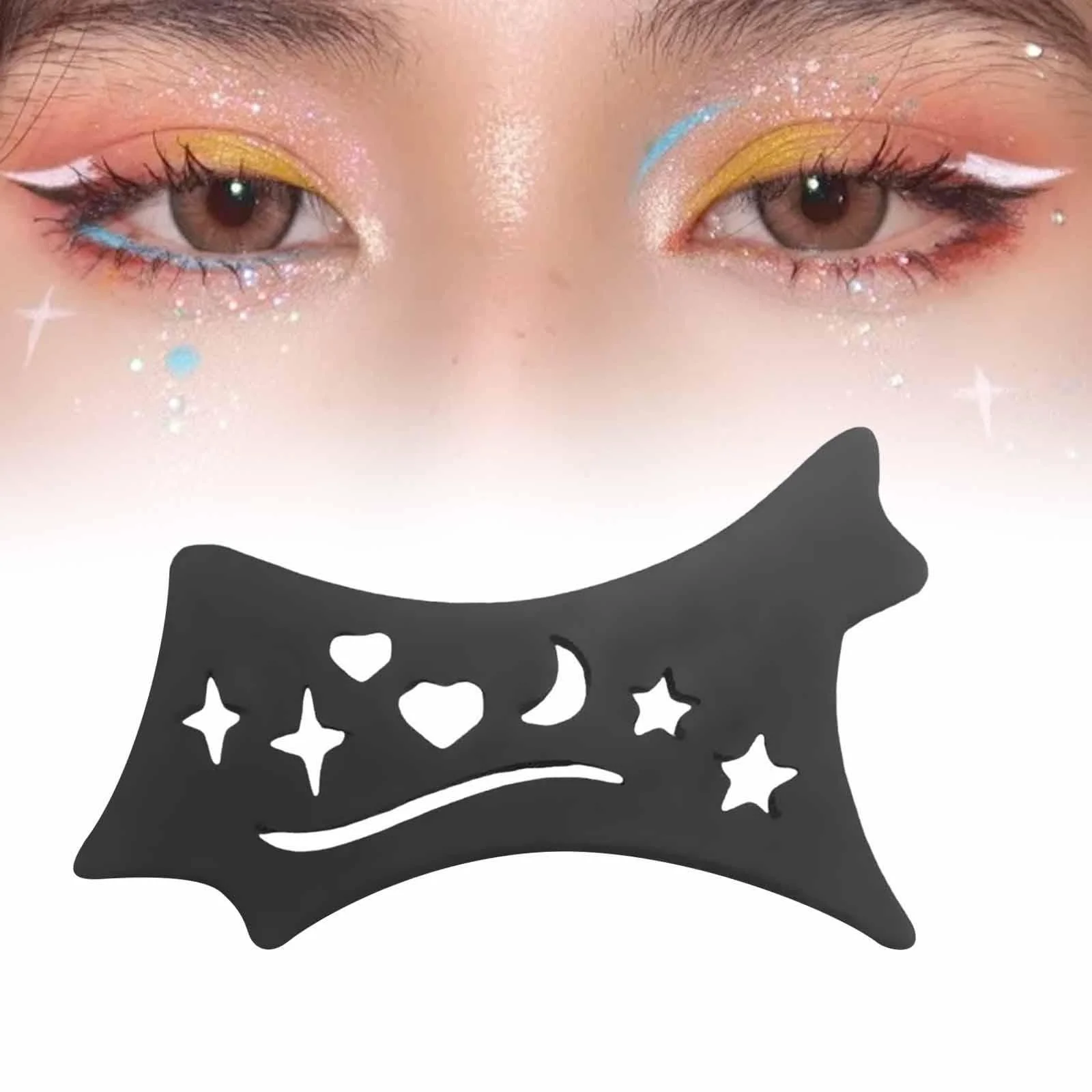 Трафарет для подводки Harilla Инструмент для помощи глазам Черный, фото №2 Трафарет для подводки Harilla Инструмент для помощи глазам Черный, фото №2