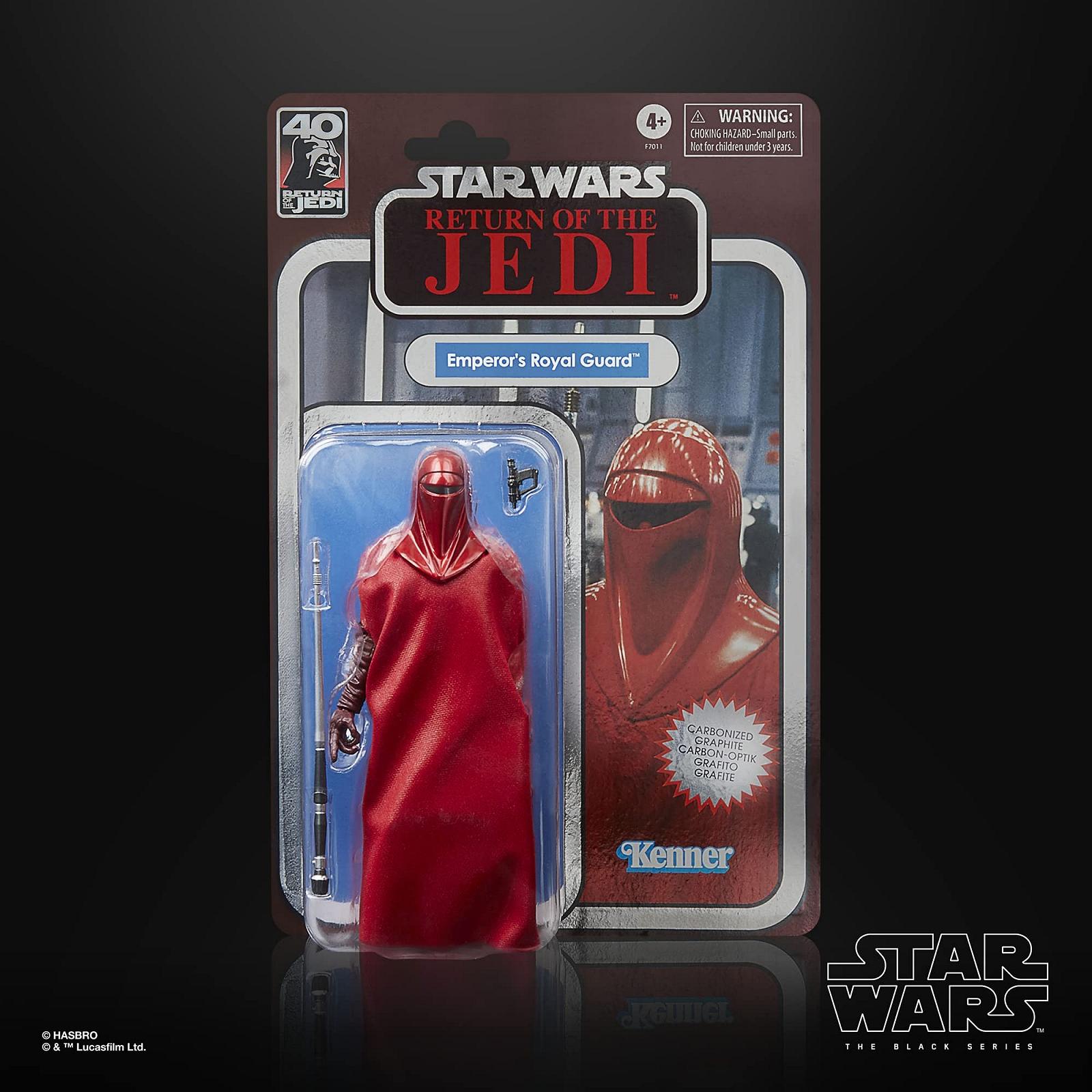 Фігурки Star Wars The Black Series Carbonized Collection Імператорська Королівська Гвардія та Пілот TIE Fighter 15 см (Набір з 2), фото №14
