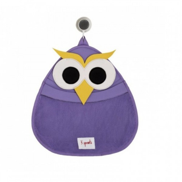 Органайзер для ванной комнаты 3 Sprouts Сова URT-314 Фиолетовый, фото №1