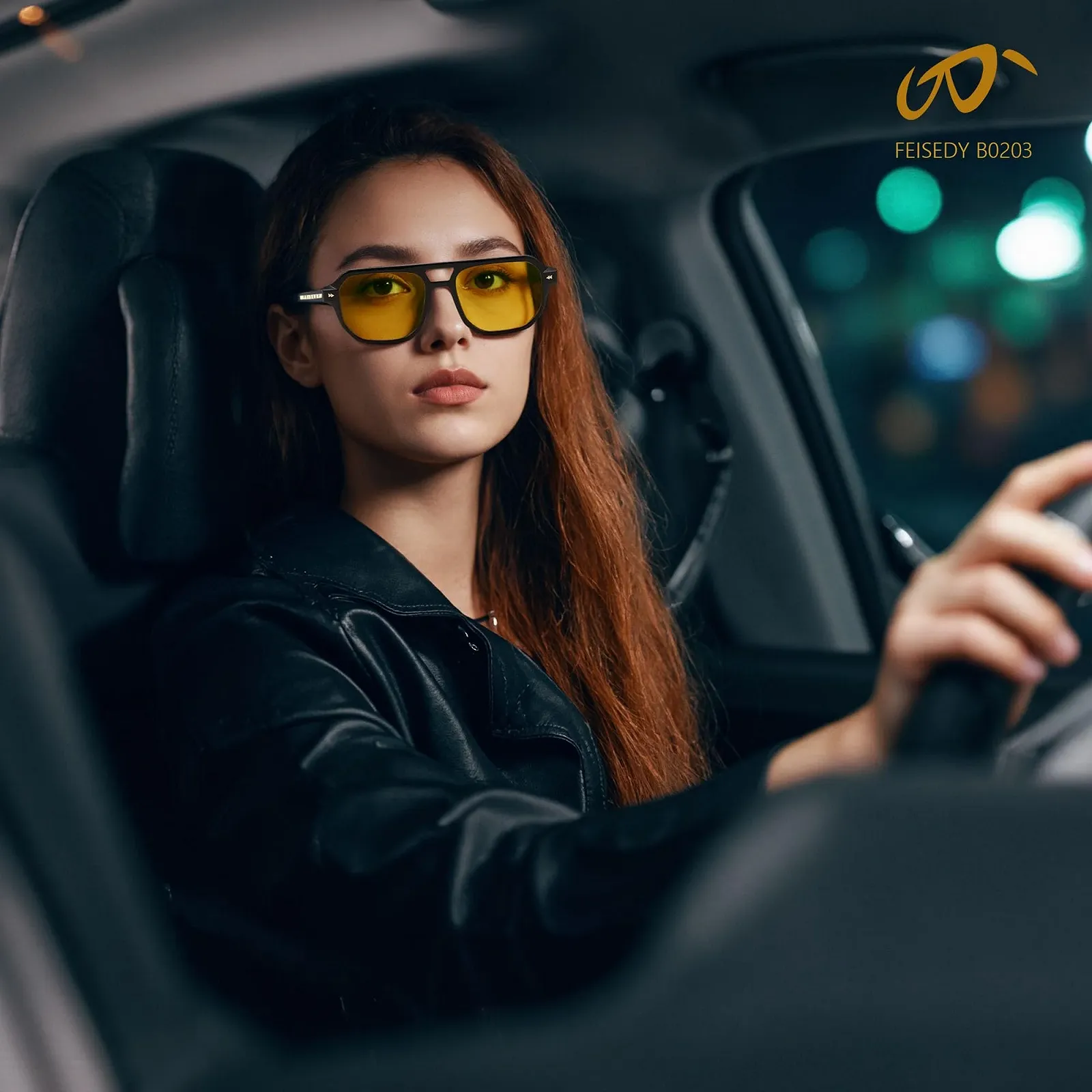 Сонцезахисні окуляри Retro FEISEDY 70s B0203 Поляризовані TR90 оправа з захистом UV400, фото №2