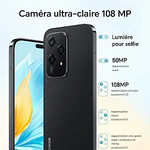 Смартфон HONOR 5G Android 14 Black synthetic.ua - Фото 1