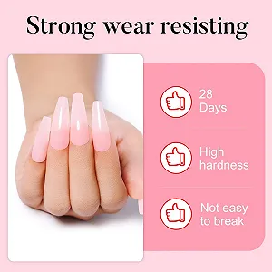 Гель для нарощування нігтів AIMEILI 30 мл, тілесний колір 042 synthetic.ua - Фото 1