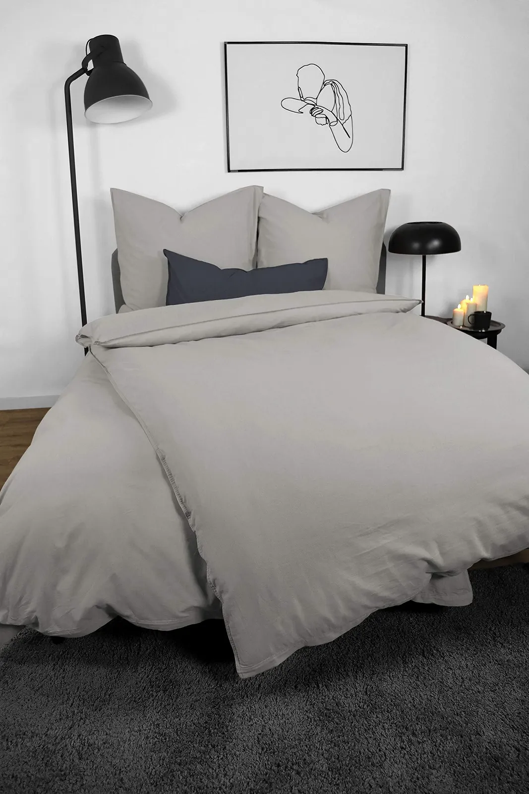 Постільна білизна Jilda-tex Lisbon органічна бавовна ефект потертості Made in Green, фото №2