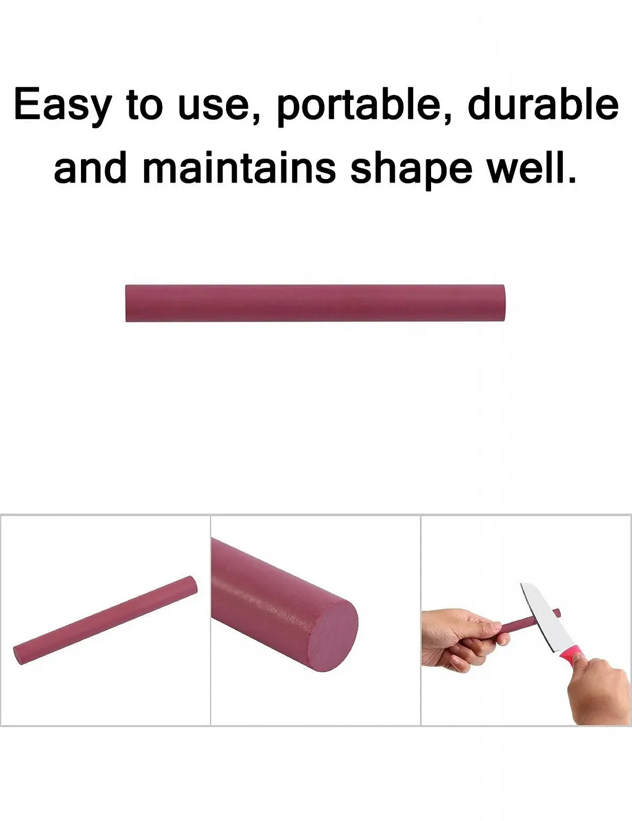 Точильний камінь Рубін 3000 Grit 100 x 5 мм Червоний, фото №4