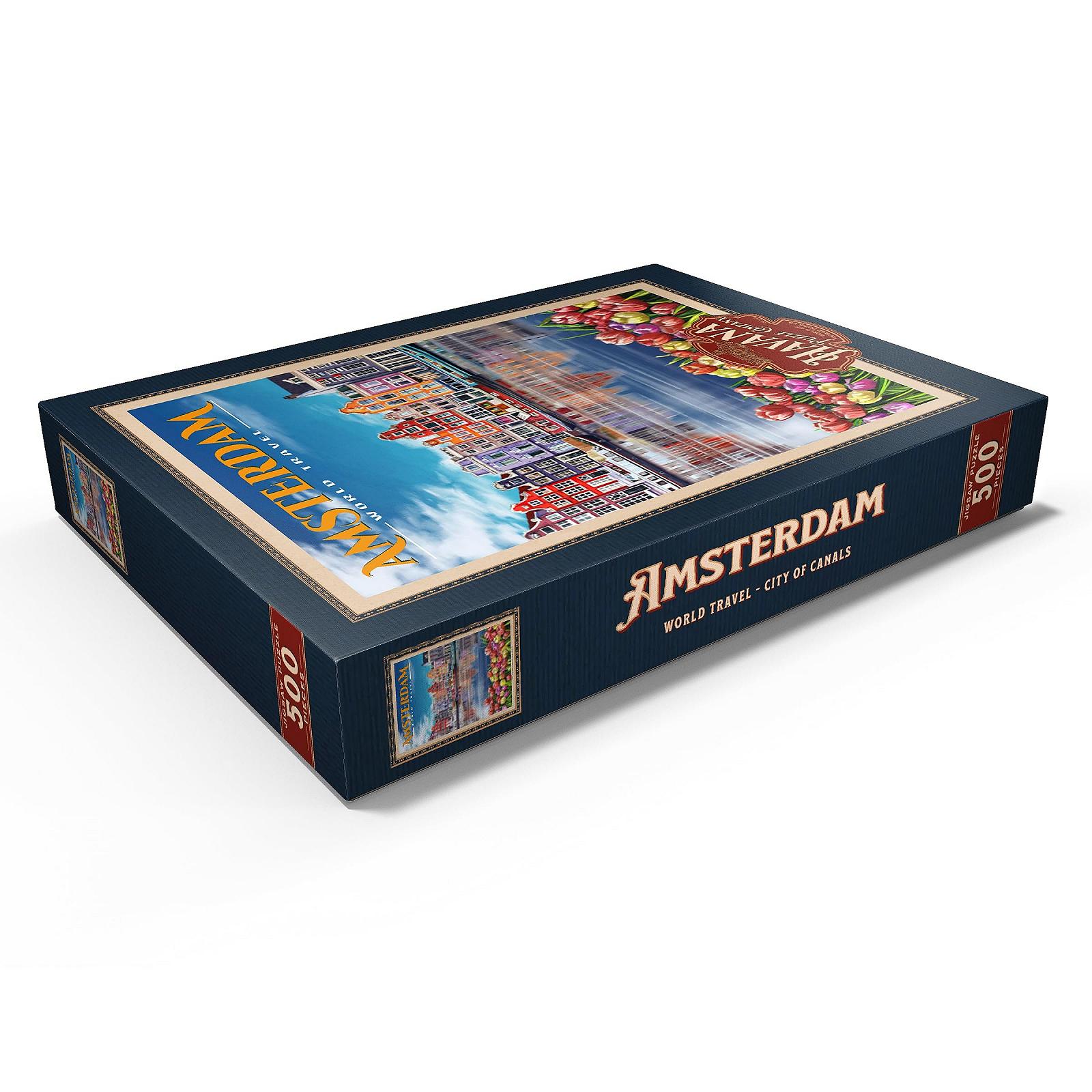 Пазл MyPuzzle Special Collection by Havana Puzzle Company Amsterdam, Netherlands - City of Canals 500 деталей, фото №3 Пазл MyPuzzle Special Collection by Havana Puzzle Company Amsterdam, Netherlands - City of Canals 500 деталей, фото №3