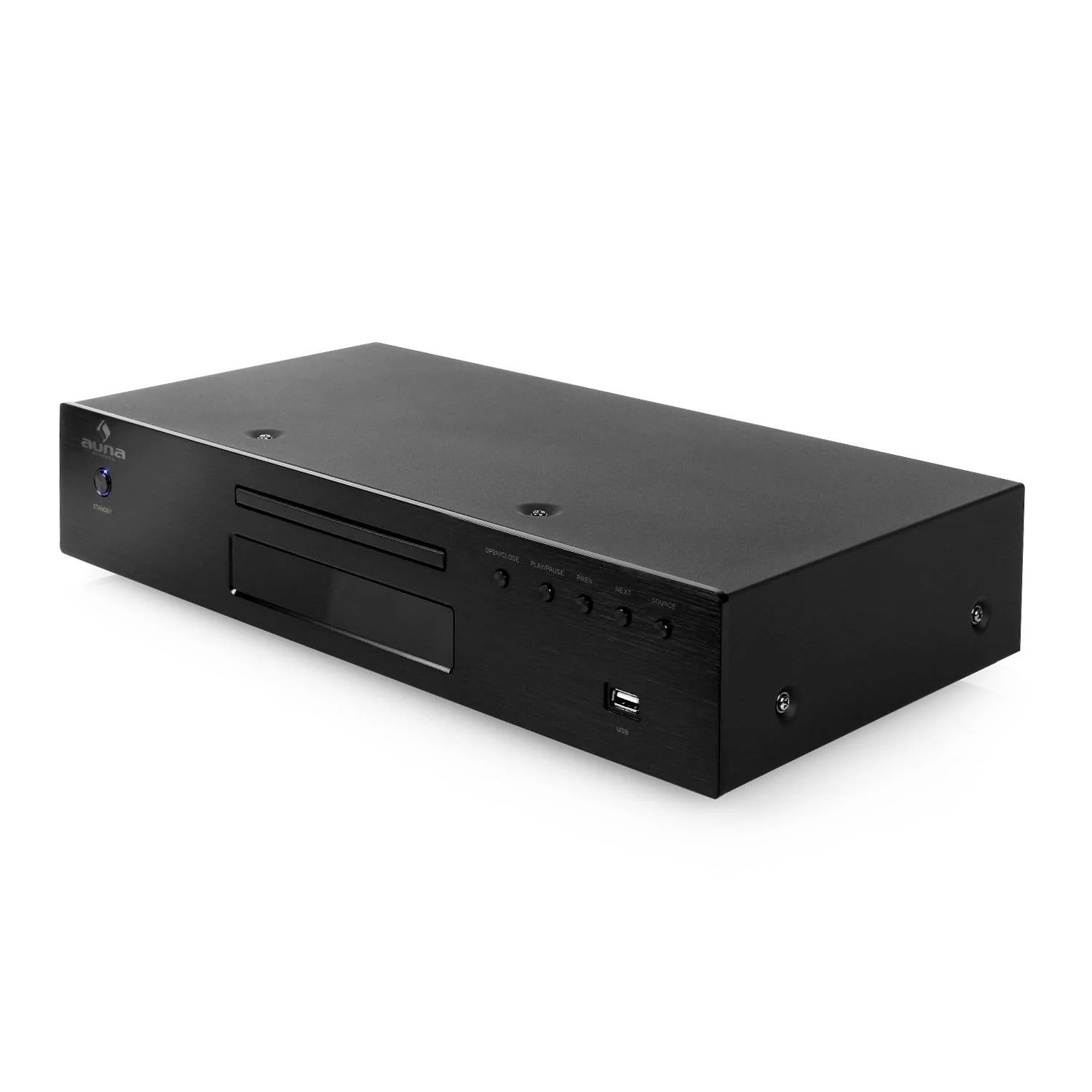 CD-проигрыватель AUNA AV2-CD508 Hi-Fi Стерео усилитель мощности Max. 600 Ватт, USB-порт, ЖК-дисплей, Aux-In, 4x Stereo RCA, Инфракрасный пульт дистанционного управления, Bluetooth, фото №6