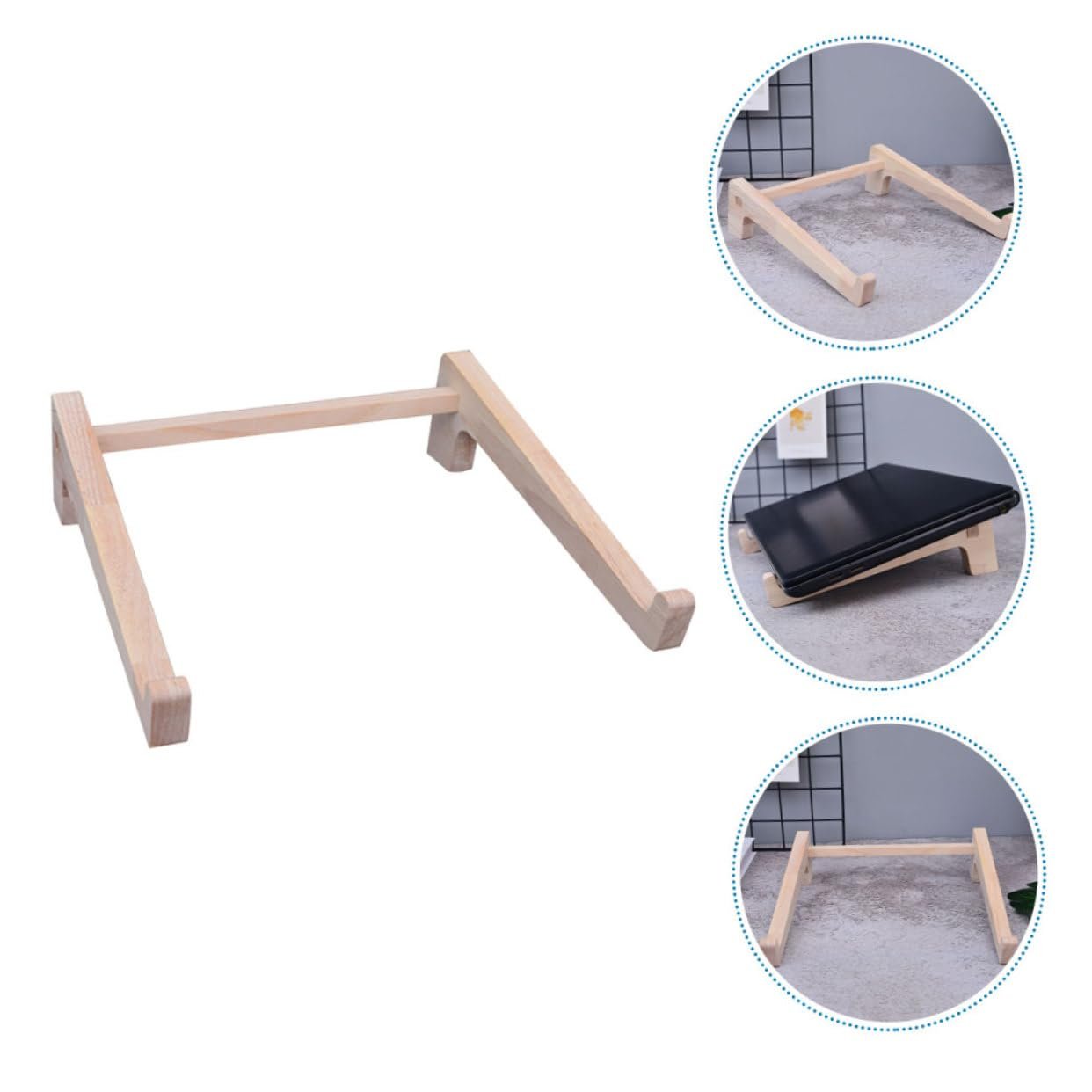 Подставка для ноутбука Praktischer из массива дерева каучука, фото №4