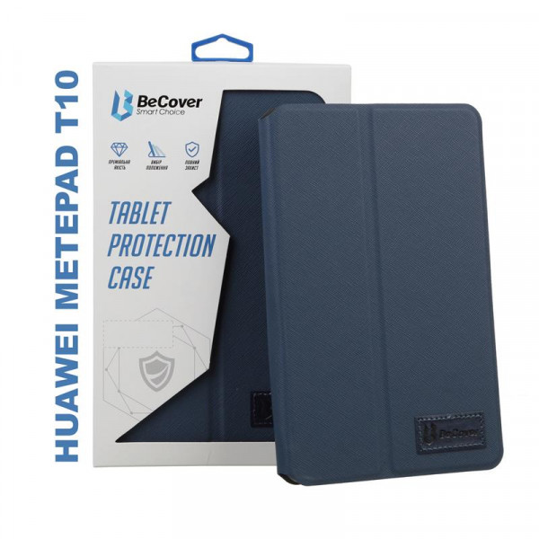 Чехол-книжка BeCover Premium для Huawei MatePad T 10s/T 10s 2nd Gen Deep Blue 705446, фото №1
