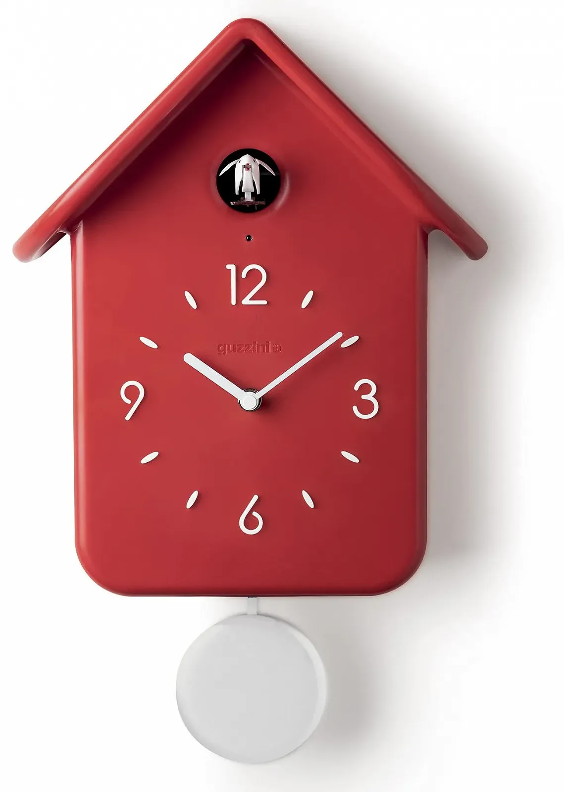 Часы с кукушкой Guzzini Color Red, фото №1 Часы с кукушкой Guzzini Color Red, фото №1