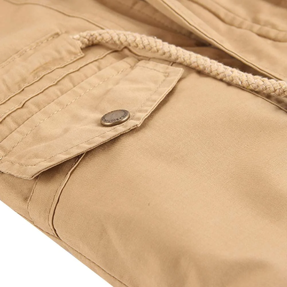 Детская куртка с капюшоном Amropi для мальчиков с флисовой подкладкой, парка, верхняя одежда для детей 3-10 лет, фото №7