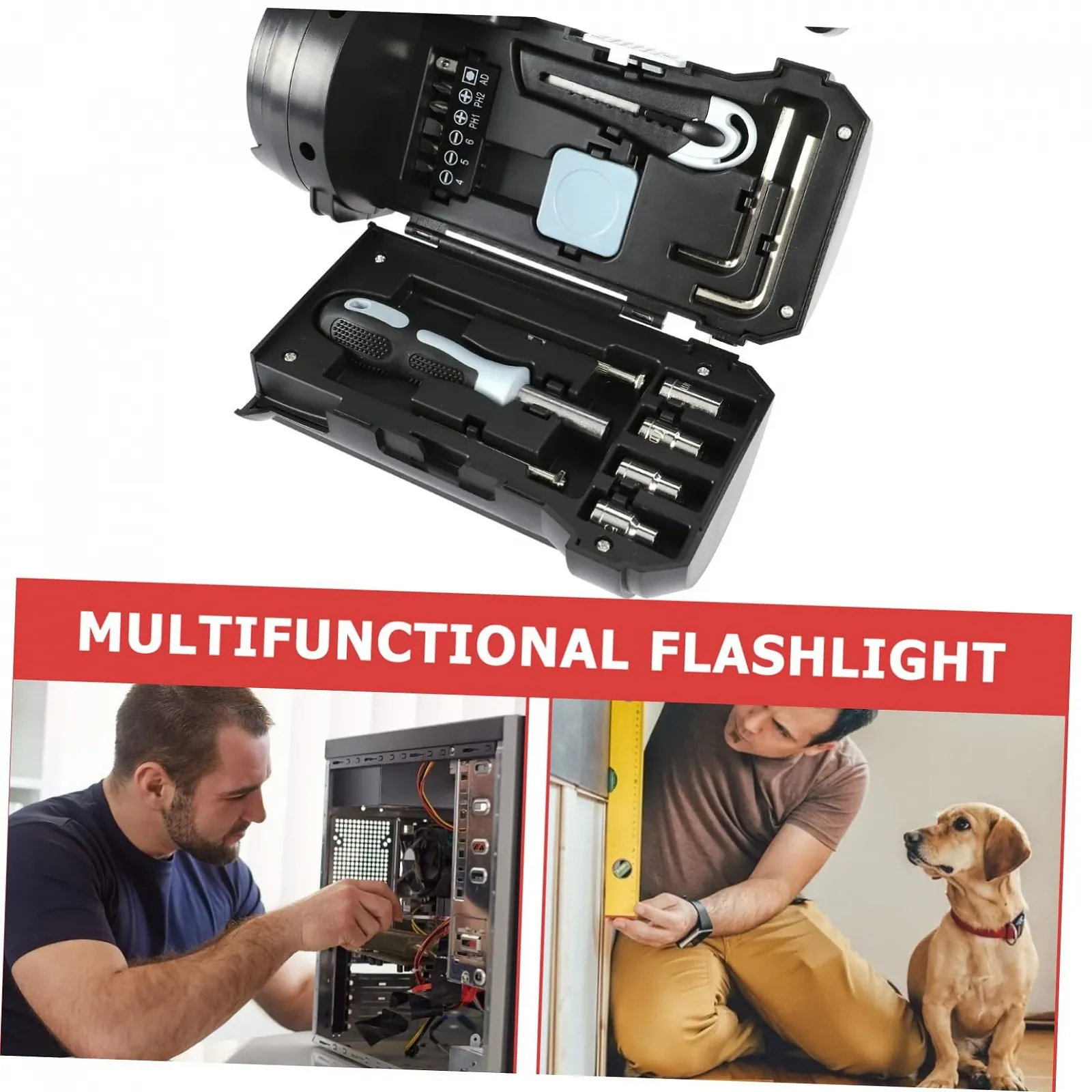 Набір для кемпінгу OSALADI: ліхтар та набір інструментів, фото №3 Набір для кемпінгу OSALADI: ліхтар та набір інструментів, фото №3