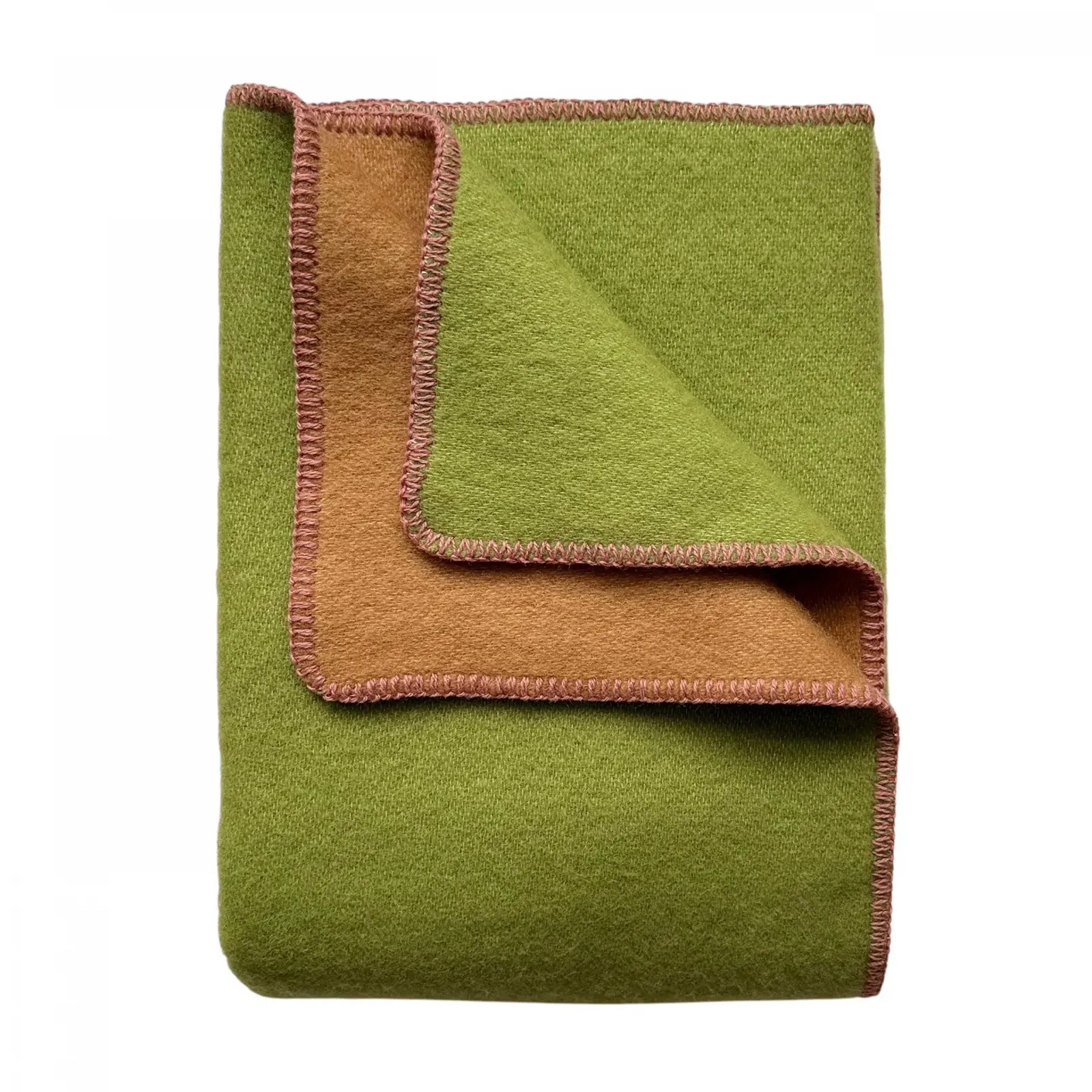 Плед Двосторонній JOWOLLINA WoolOnly Норвезька Вовна Картатий 130 x 200 см, фото №1