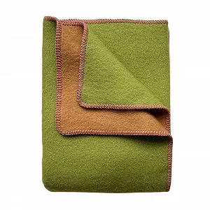 Плед Двосторонній JOWOLLINA WoolOnly Норвезька Вовна Картатий 130 x 200 см - Фото 1