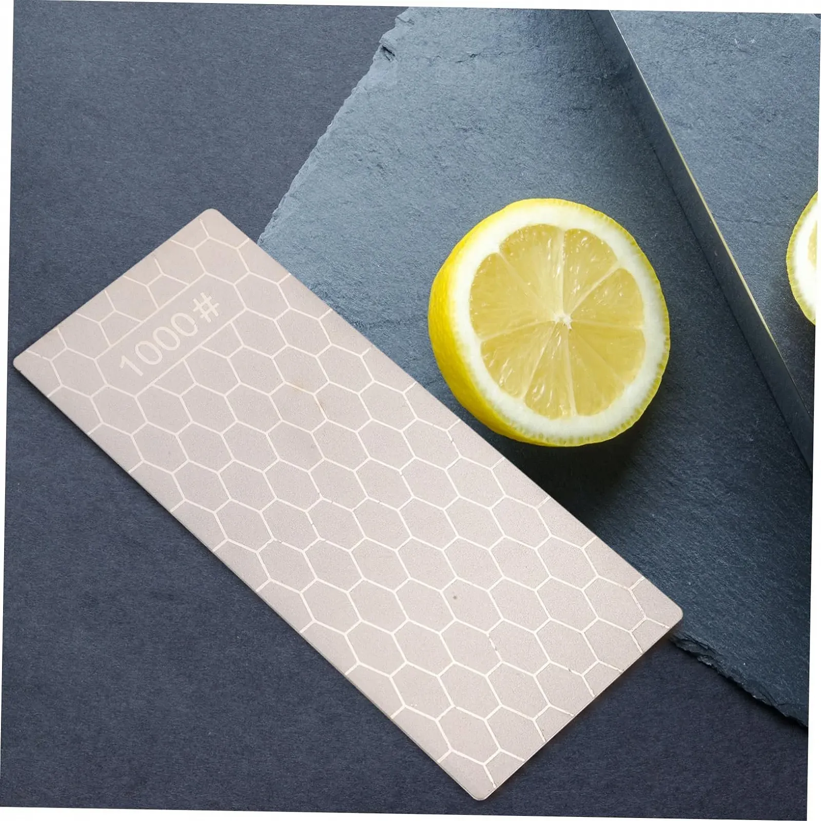 Точилка для ножей Mobestech алмазная портативная односторонняя сотовая с нескользящим основанием, фото №3