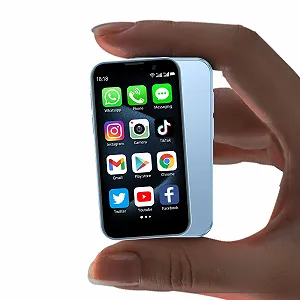 Міні-смартфон Android 3" HD Touch Screen Quad Core Dual SIM 2GB+16GB Чорний/Синій/Рожевий - Фото 1