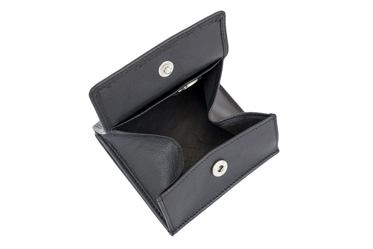 Кошелек LEAS Viennese Box с RFID защитой Натуральная кожа Черный Special Edition, черный, Viennese box, фото №4