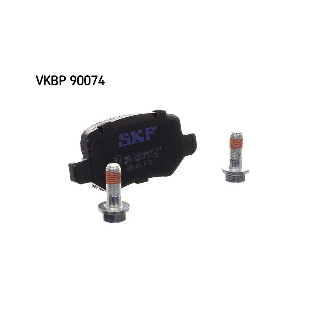 Комплект гальмівних колодок SKF VKBP 90074 для MERCEDES-BENZ задня вісь, фото №1