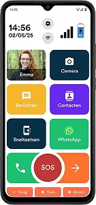 Смартфон для пожилых людей S1 64GB Whatsapp SOS Black - Фото 1