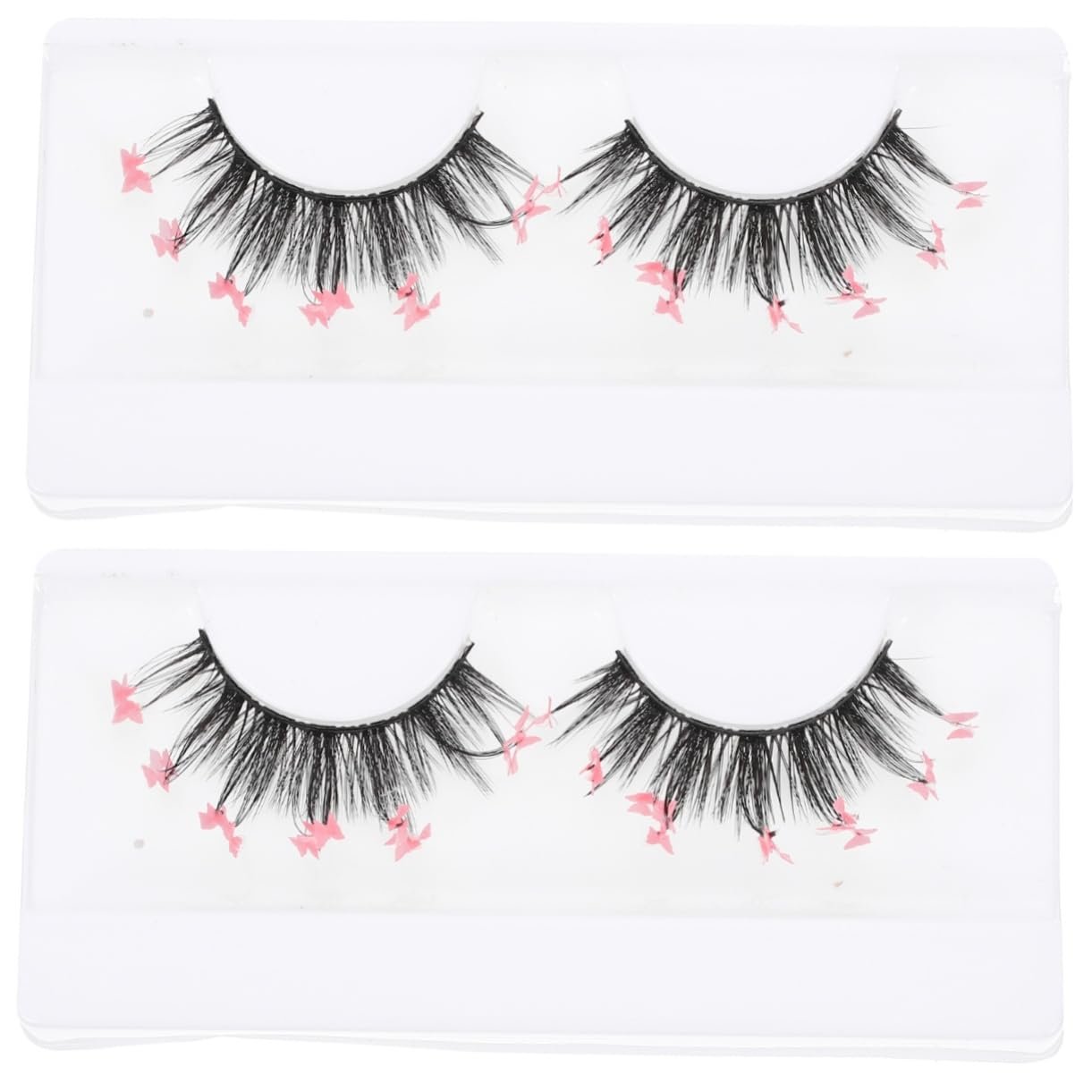 Накладні вії Angoily 2 пари з блискітками Хімічне волокно 5D густі, фото №1 Накладні вії Angoily 2 пари з блискітками Хімічне волокно 5D густі, фото №1