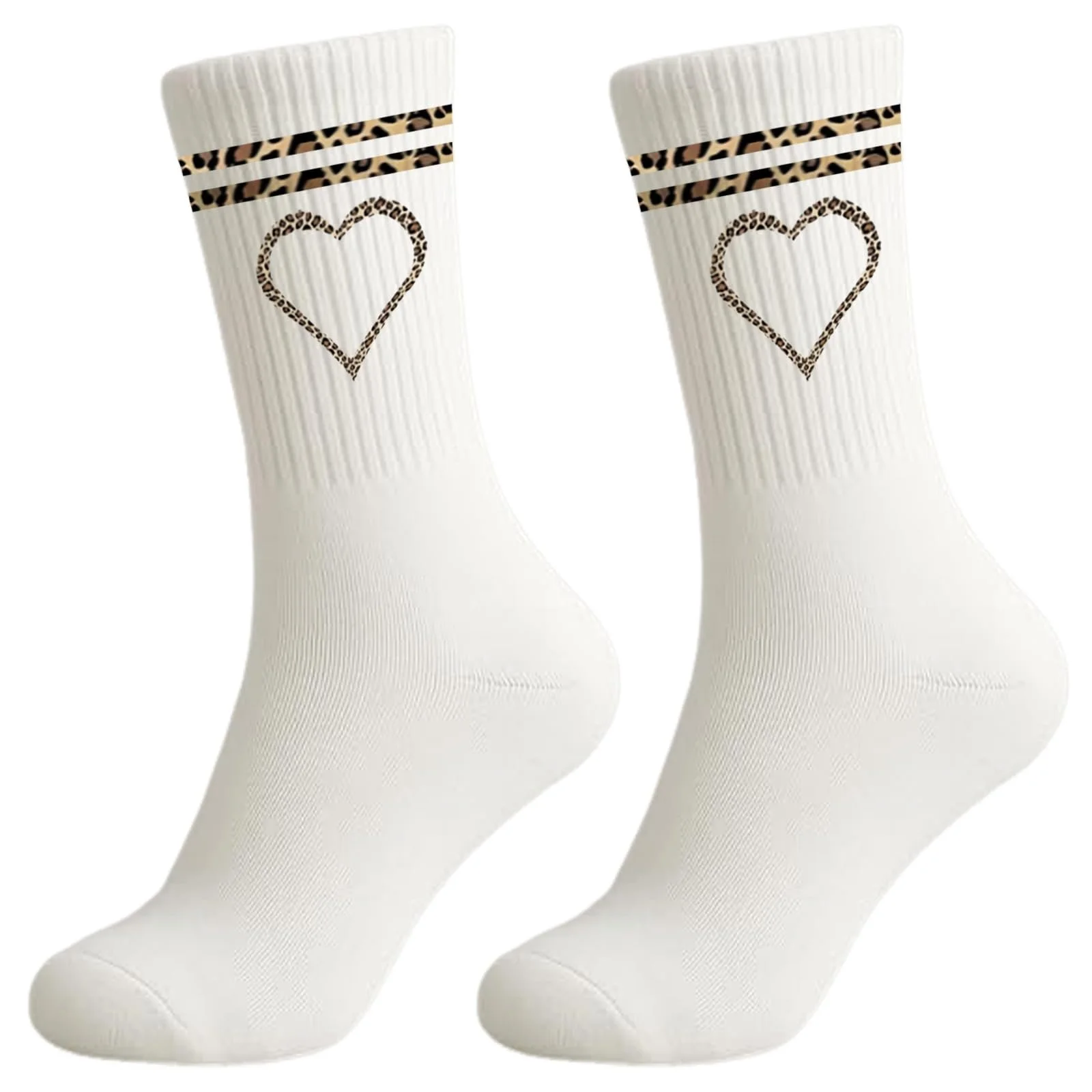 Шкарпетки тенісні Leo Бавовна 38-44, Леопардовий принт, фото №1 Шкарпетки тенісні Leo Бавовна 38-44, Леопардовий принт, фото №1