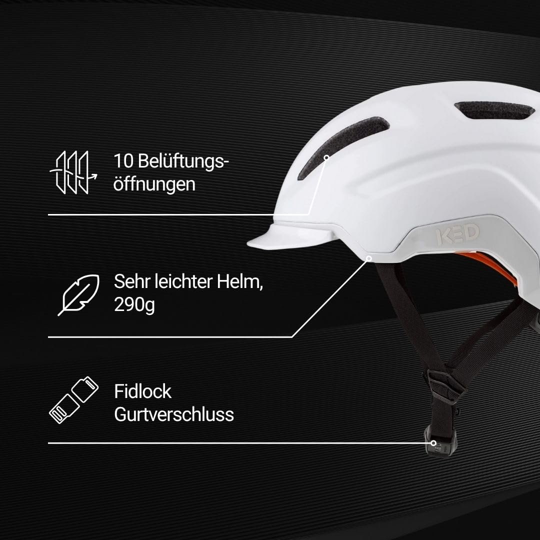 Шлем Pedalon E-Bike женский/мужской, со светодиодным задним фонарем, технология Maxshell, сверхлегкий, 290 г, фото №2