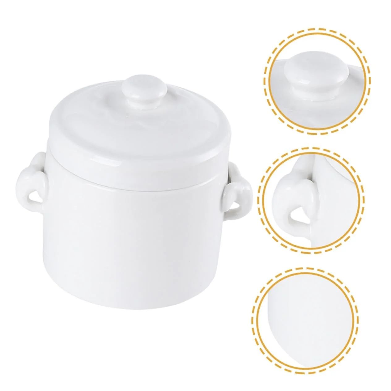 Кастрюля для тушения Cabilock Керамическая с крышкой Мультифункциональная, фото №4 Кастрюля для тушения Cabilock Керамическая с крышкой Мультифункциональная, фото №4