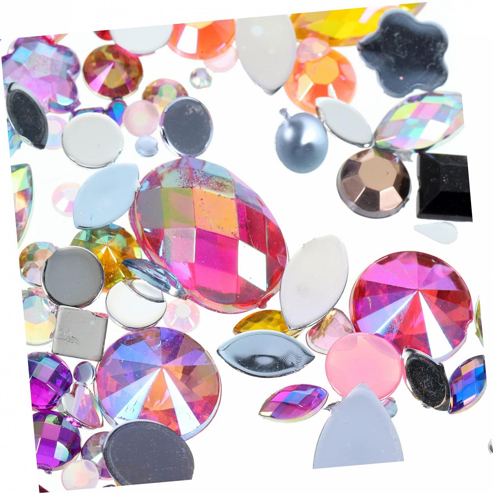 Стразы Плоские Акриловые Стразы 300 шт, фото №2