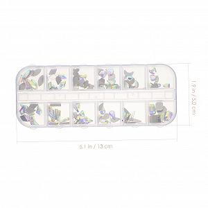 Набор для украшения ногтей своими руками Healeved, коробки с блестящими камнями для маникюра synthetic.ua - Фото 1