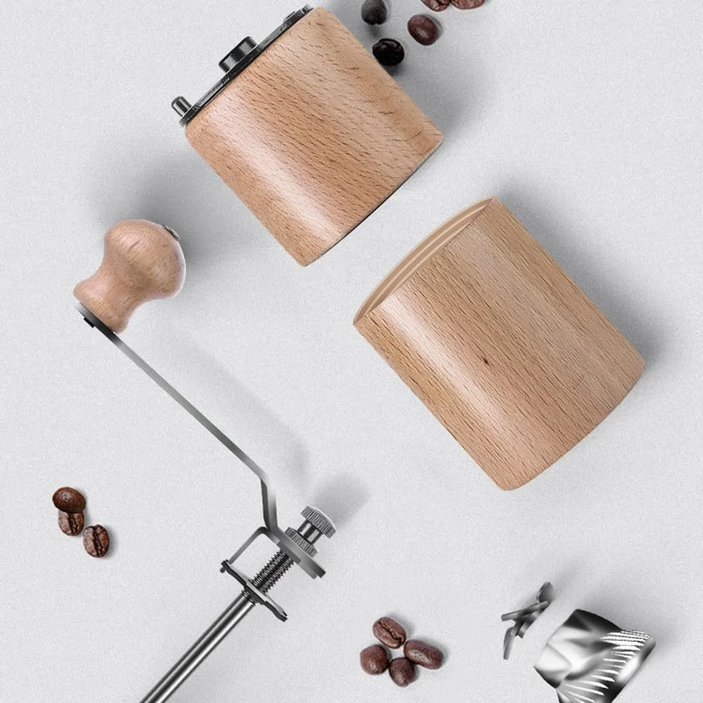 Ручная кофемолка Деревянная с регулируемыми параметрами помола, фото №8