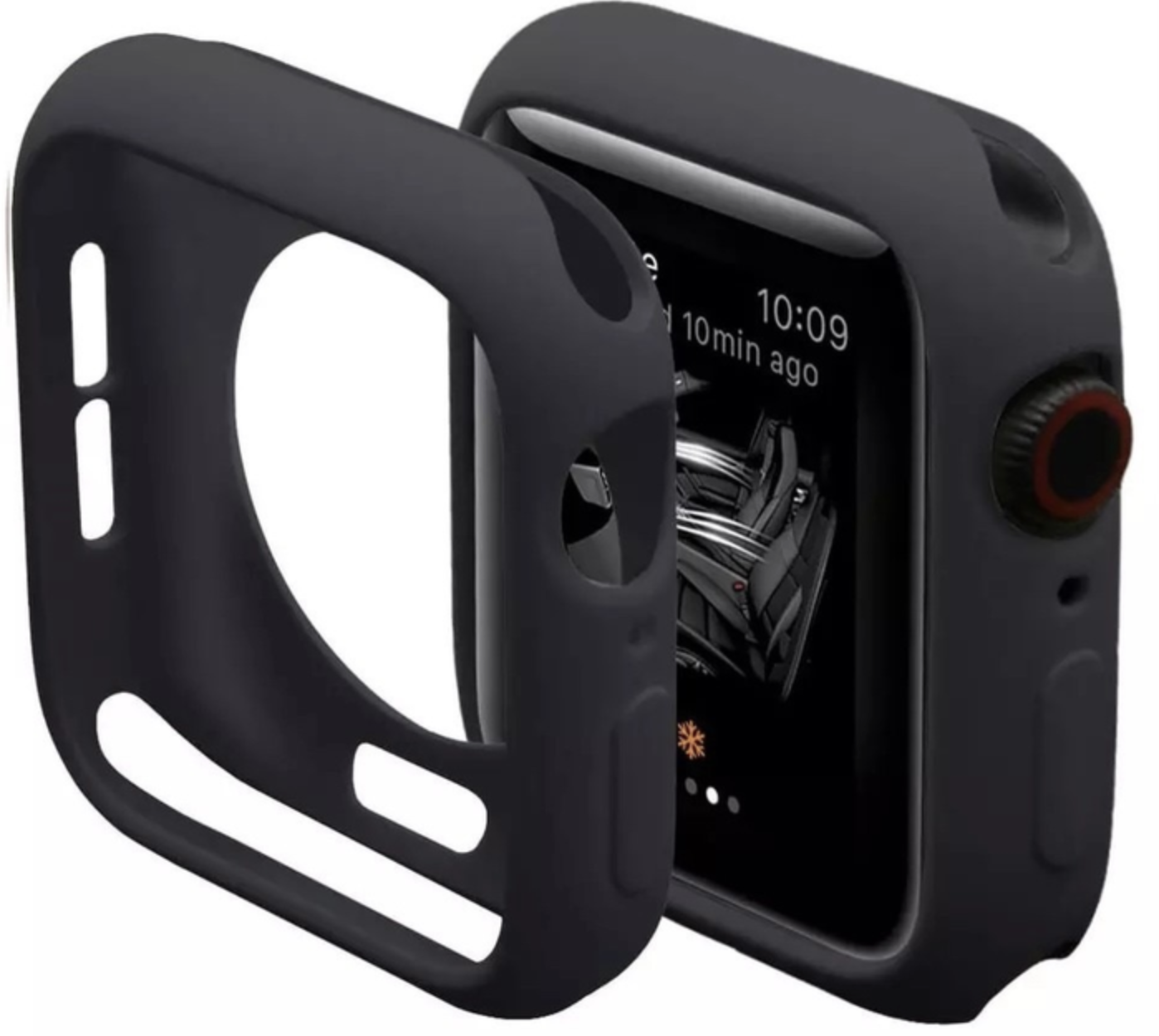 Защитный чехол для Apple Watch 46 мм Черный, фото №1 Защитный чехол для Apple Watch 46 мм Черный, фото №1