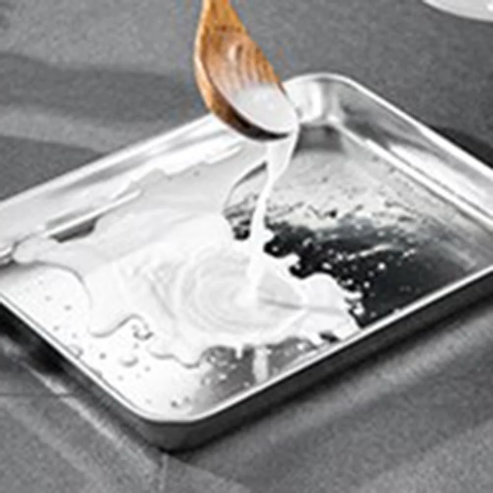 Набор форм для выпечки из нержавеющей стали 23,5 x 17,5 см серебристый, фото №3 Набор форм для выпечки из нержавеющей стали 23,5 x 17,5 см серебристый, фото №3