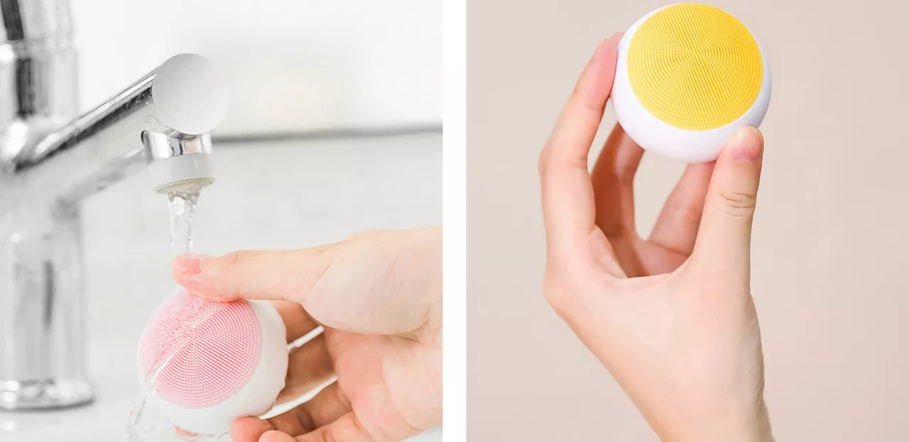 Щетка для чистки лица Xiaomi DOCO B01 розовая, фото №2