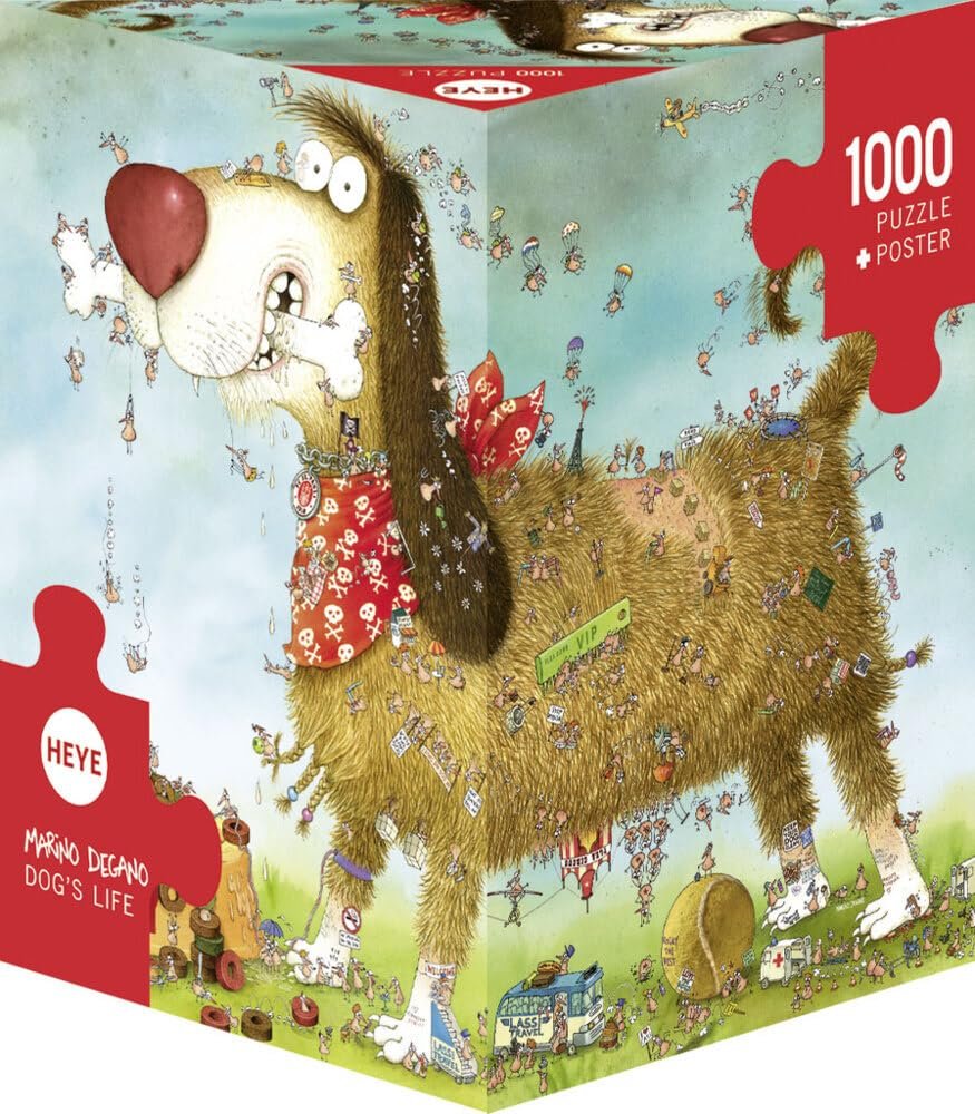Пазл KV&H Verlag Degano Dog's Life 1000 деталей 294915 Зеленый, фото №1