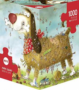 Пазл KV&H Verlag Degano Dog's Life 1000 деталей 294915 Зеленый - Фото 1